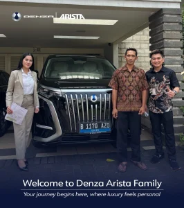 Welcome to the Denza Arista Family.Your electric journey begins with trust, comfort, and refined